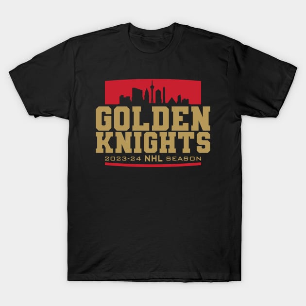 Golden Knights Hokey 2023-24 T-Shirt by Nagorniak